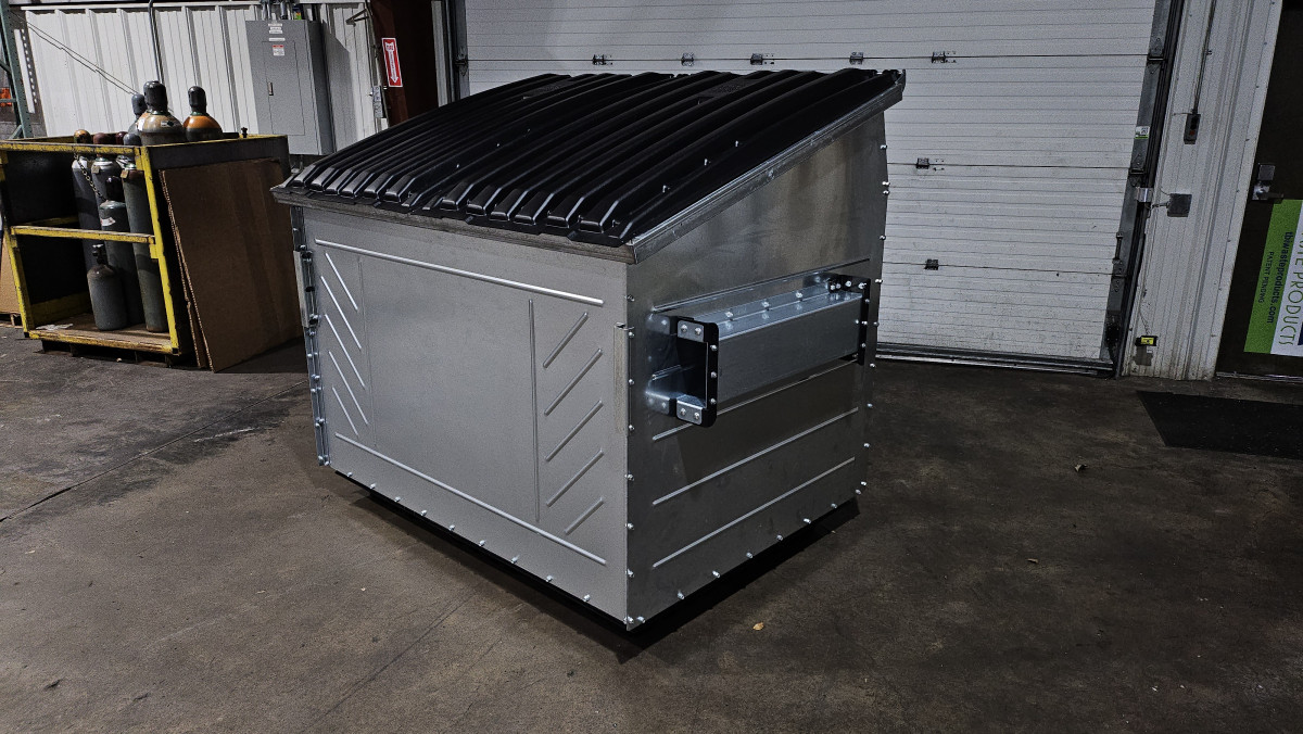 Front Load Lid ENDURO-TANK FRONT LOAD DUMPSTER (ET-7200-FL) – TBI Waste Products