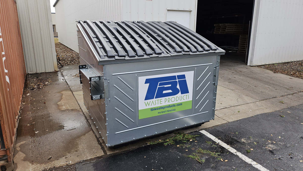 Front Load Lid ENDURO-TANK FRONT LOAD DUMPSTER (ET-7200-FL) – TBI Waste Products