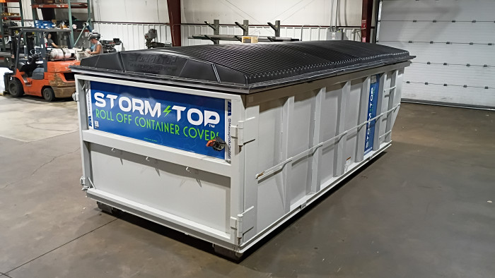 STANDARD STORM-TOP COVER (ST-8500-S) GALVANIZED STEEL FRAME - Image 4