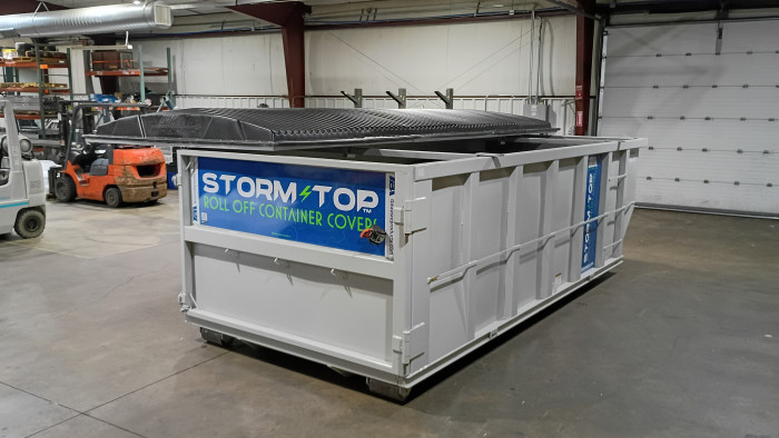 STANDARD STORM-TOP COVER (ST-8500-S) GALVANIZED STEEL FRAME - Image 5