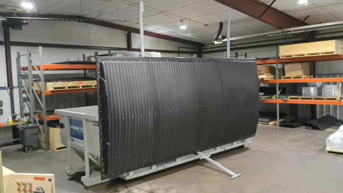 STANDARD STORM-TOP COVER (ST-8500-S) GALVANIZED STEEL FRAME - Image 9